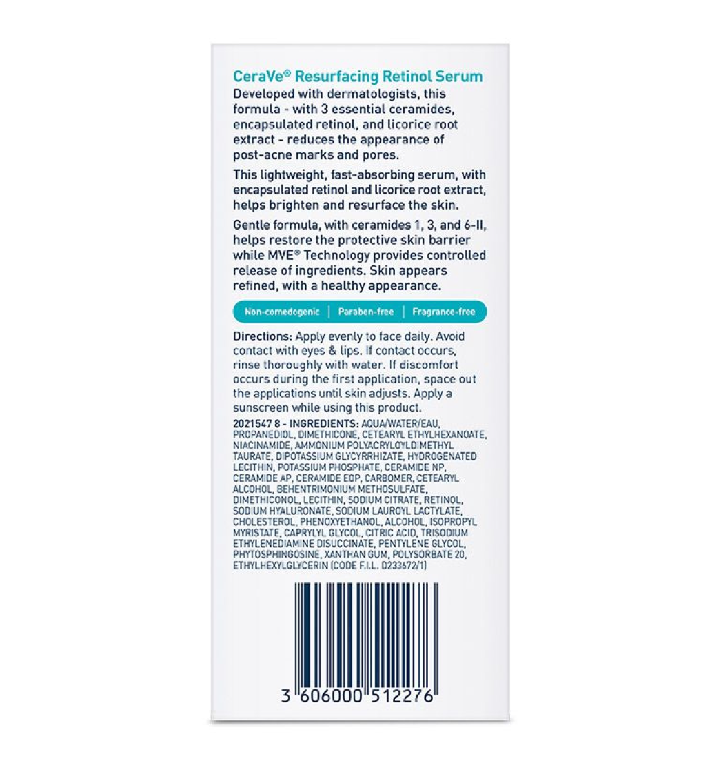 CeraVe Resurfacing Retinol Serum